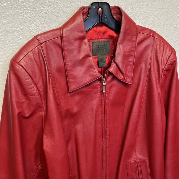 JohnPaulRichard Jackets & Coats Uniform Woman Leather Jacket Poshmark